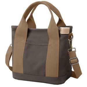 4448 Small Tote Bag with Zipper Tote Bag Canvas Crossbody Bag Shoulder Bag